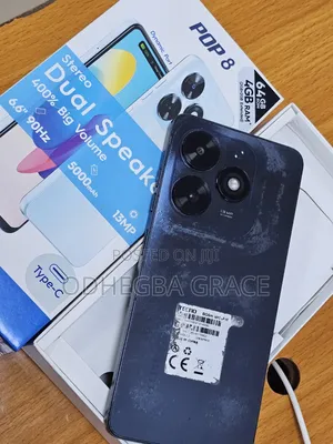 Tecno Pop 8 64 GB Black