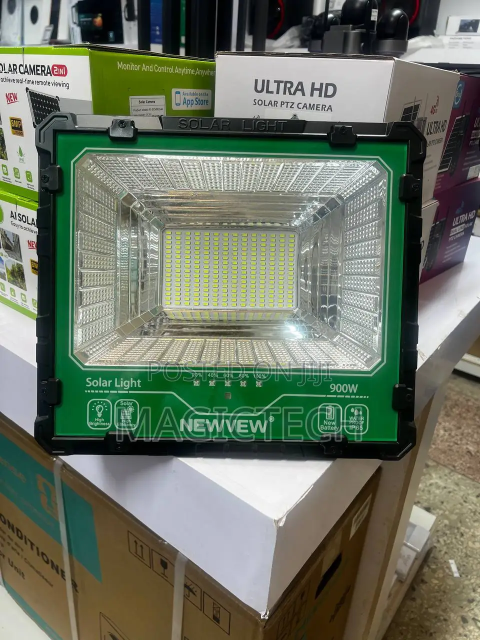 Suntrick Newvew Solar Flood Light 900w With Solar Panel