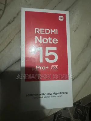 New Xiaomi Redmi Note 15 Pro+ 512 GB Red