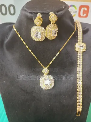 Earrings, Set, Hand Chain, Chokers, Watches
