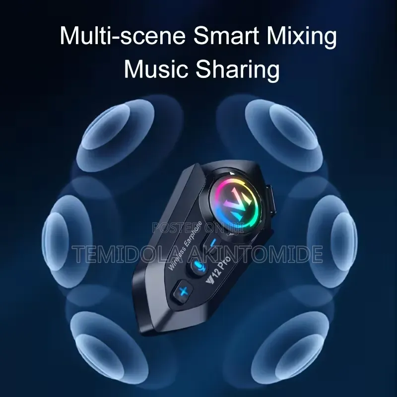 2 Units 500m Motorcycle Helmet Intercom Bluetooth