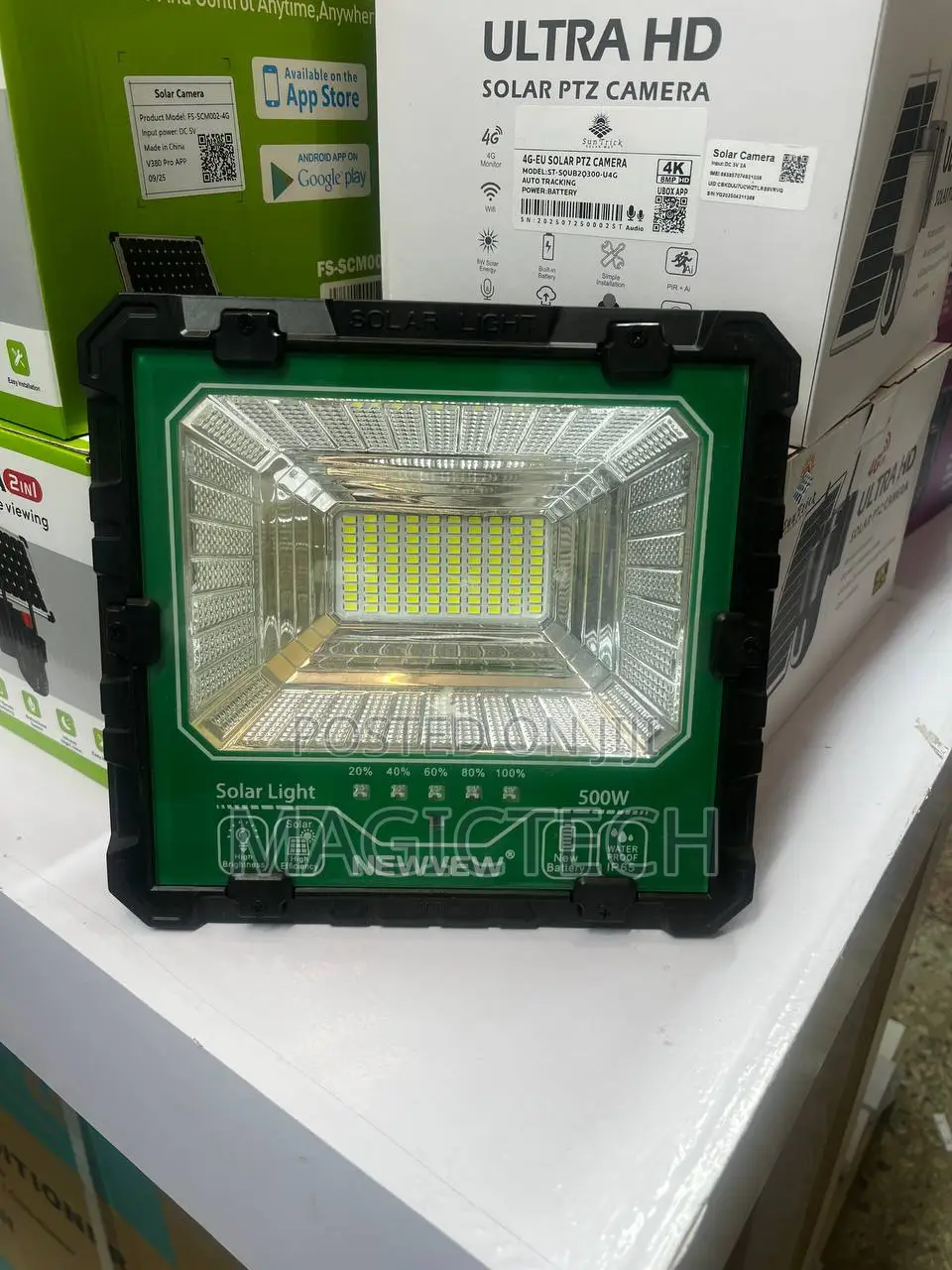 Suntrick Newvew Solar Flood Light 500w With Solar Panel