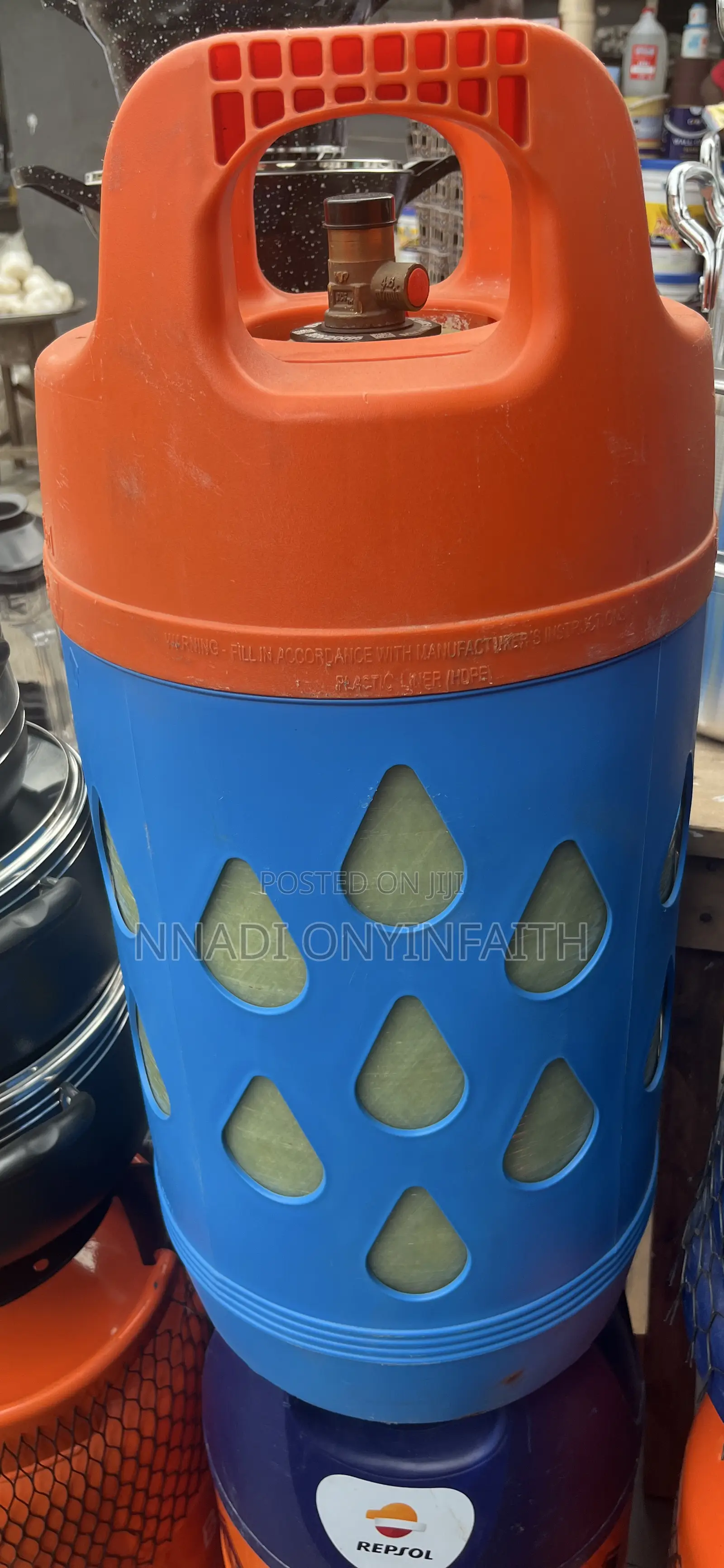 12.5kg Transparent Light Cylinder