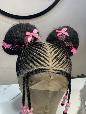 Kids Braided Wig