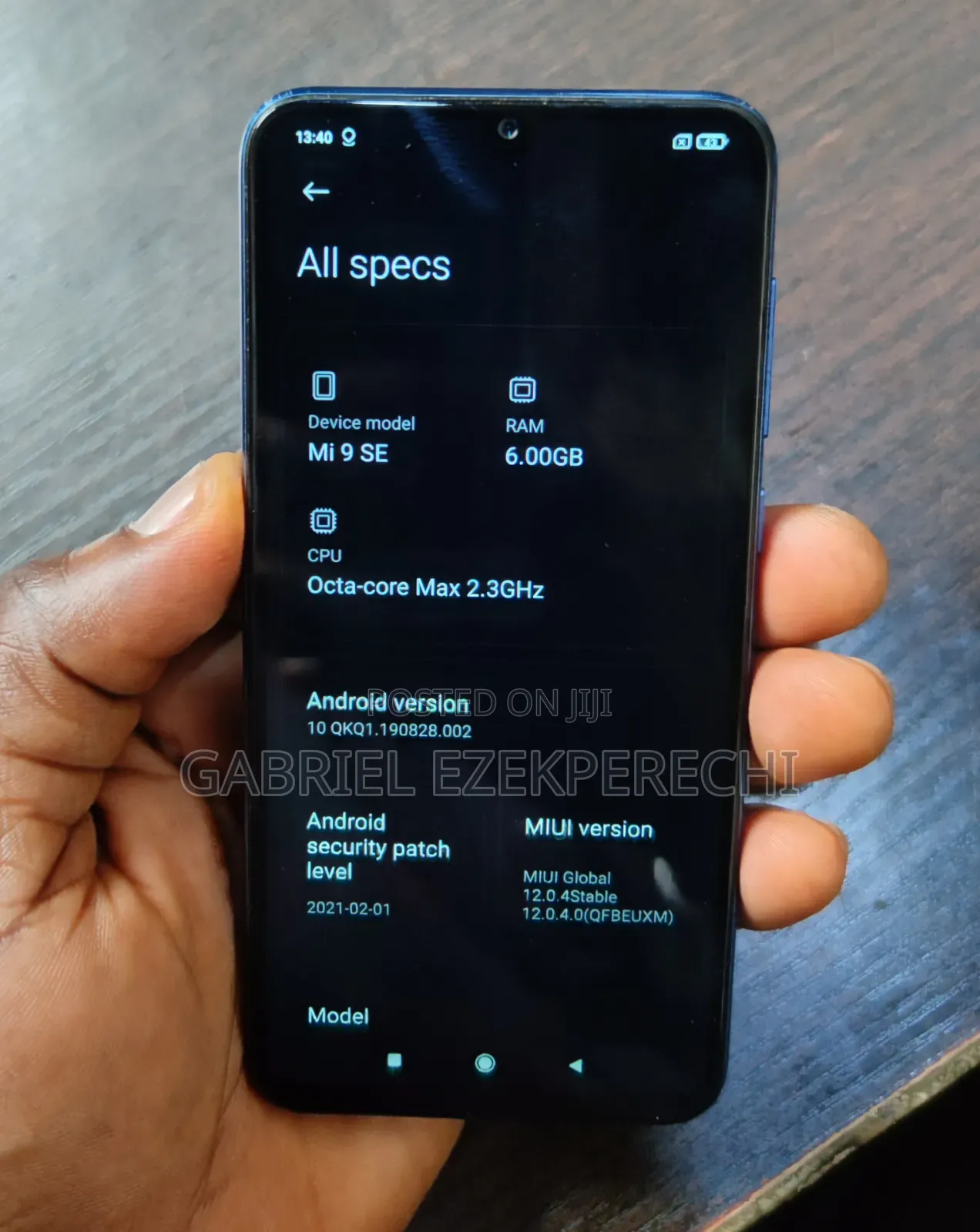 Xiaomi Mi 9 SE 128 GB Blue