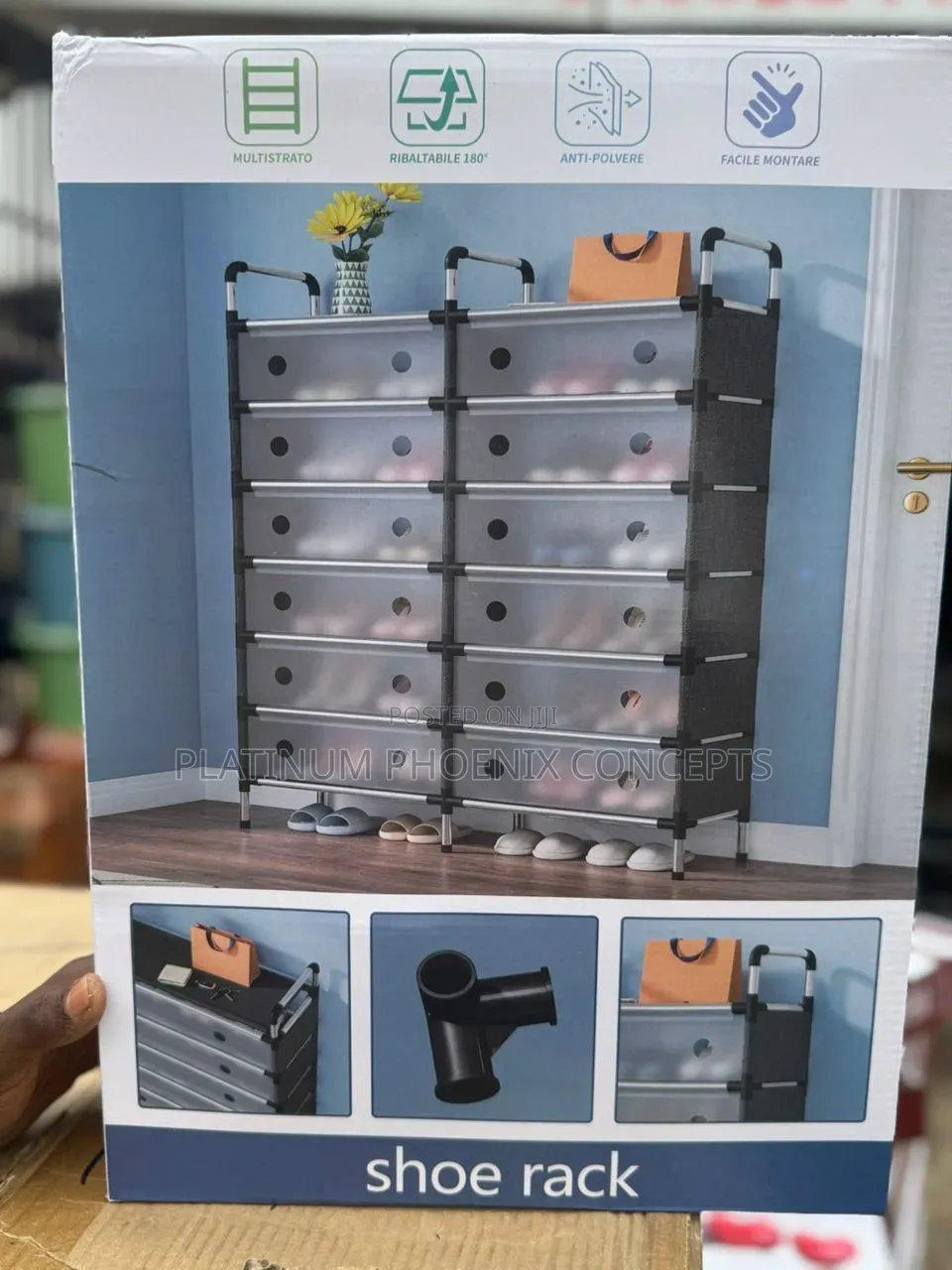 2by7 Layers Shoe Rack Wardrobe