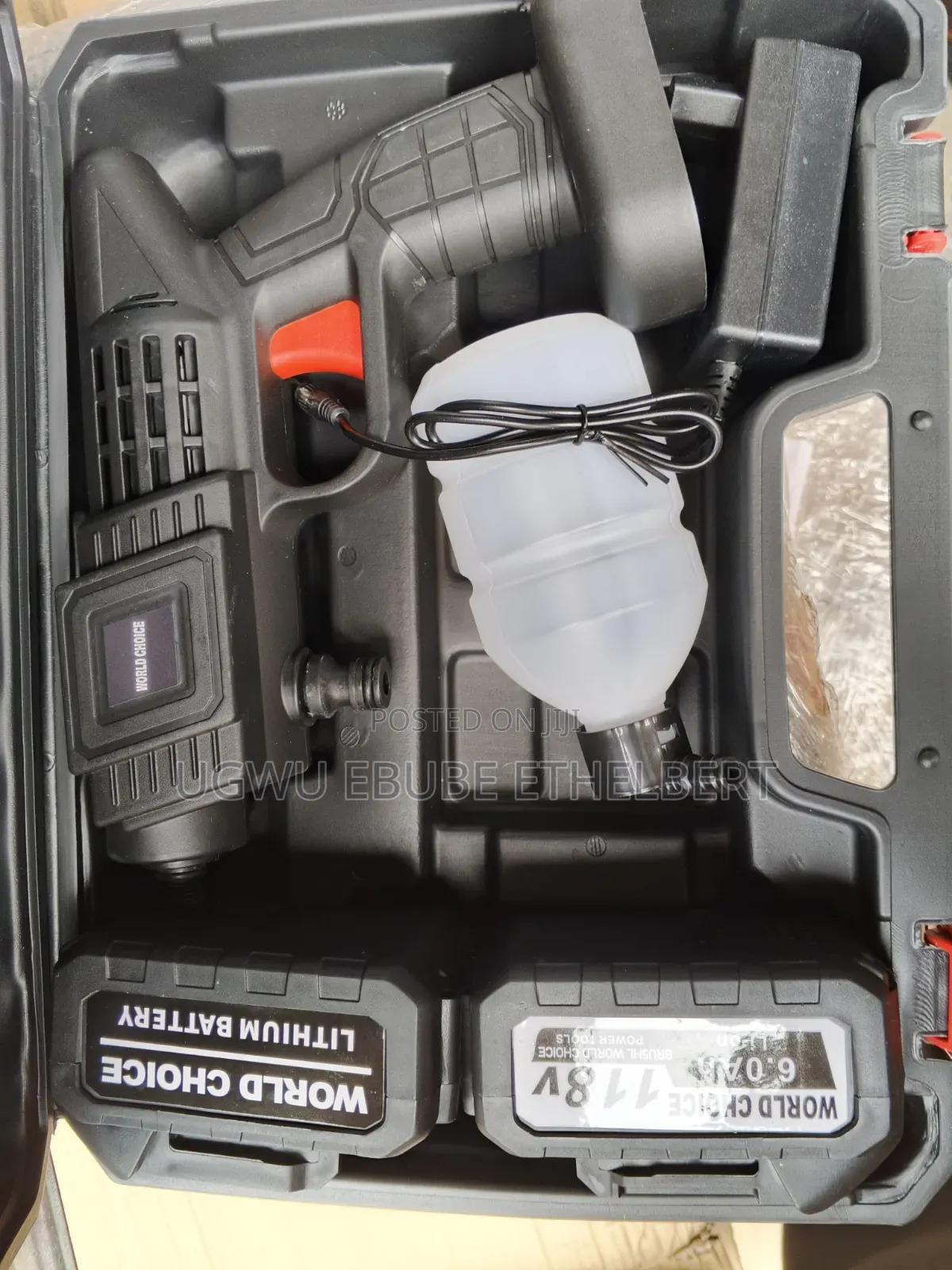 World Choice Cordless Pressure Washer