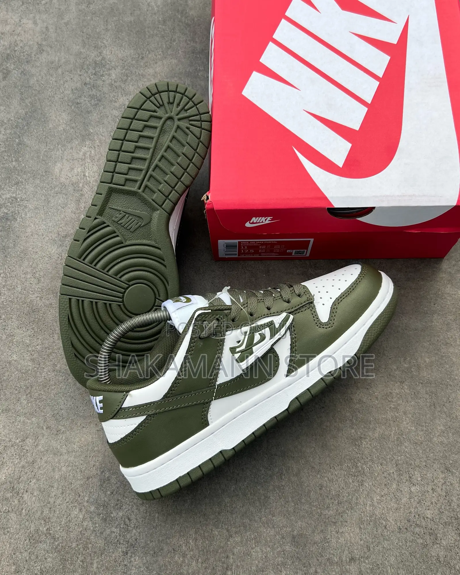 Original Nike Sb Dunk Olive Green