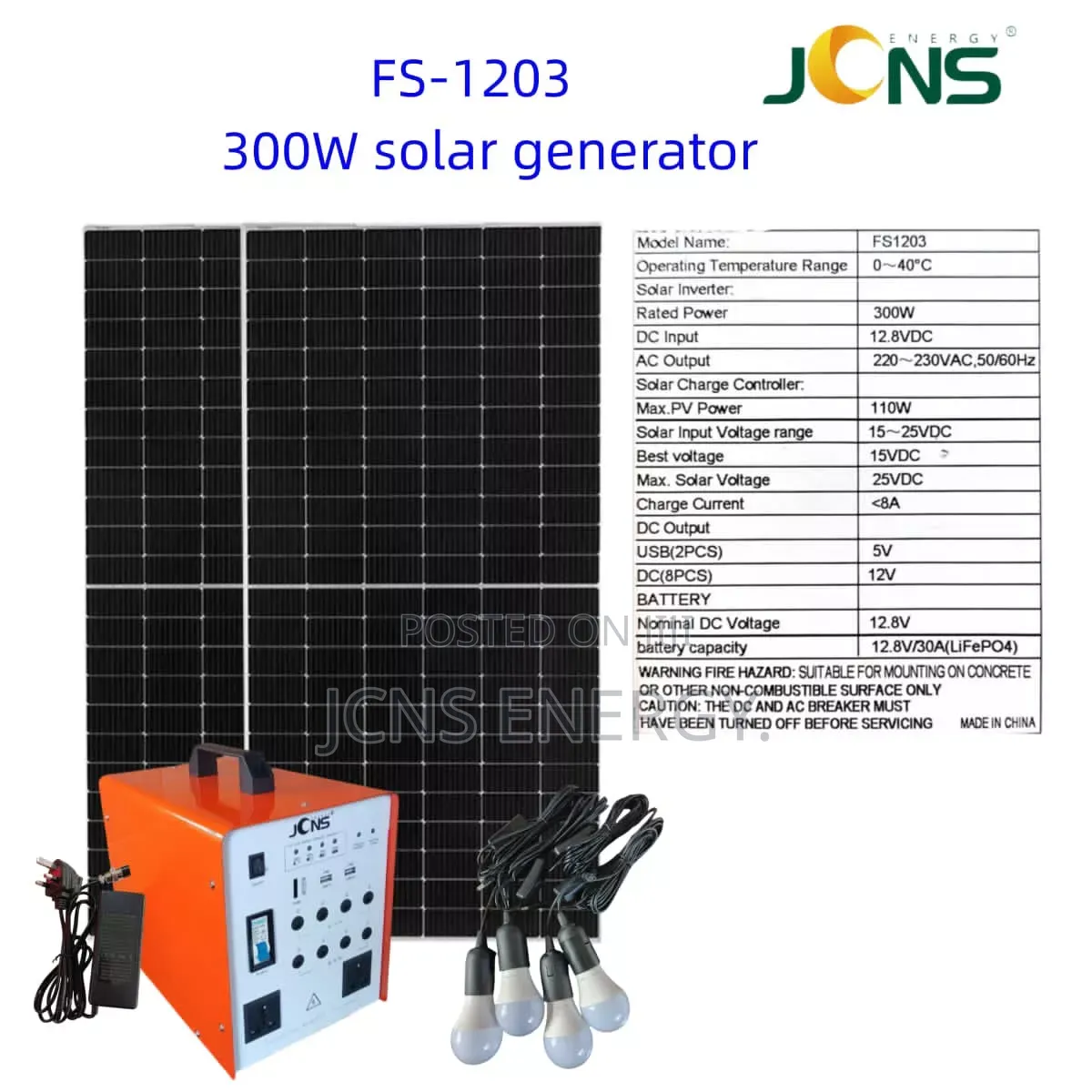 300w Solar Generator