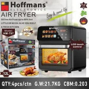12l Hoffmans Digital Air Fryer, Model: 797
