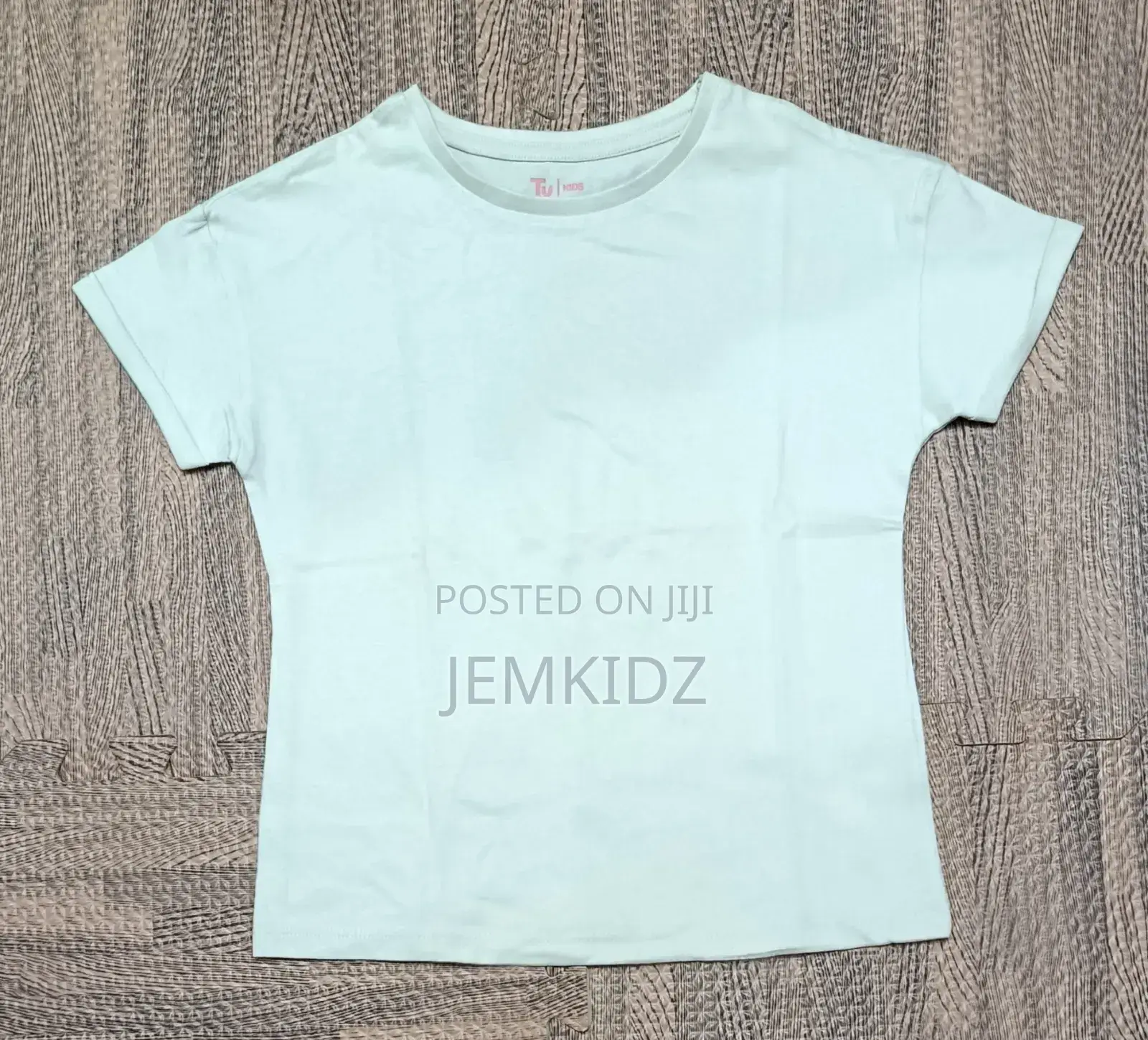 Girls Plain Round Neck Top