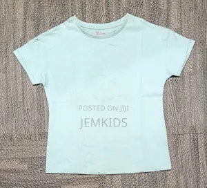 Girls Plain Round Neck Top