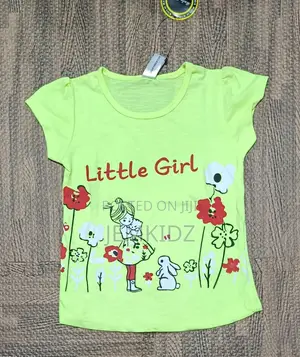 Girls Essential Round Neck Short Sleeve Top