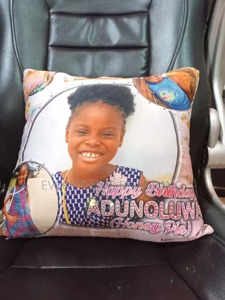 Custom Photo Throw Pillow For Sofa, Bed Or Chair 20x20in