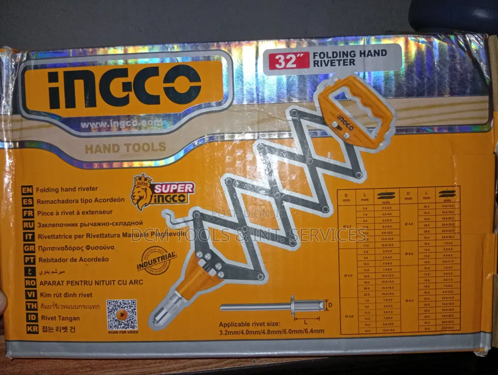 Ingco Folding Hand Riverter