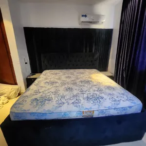 Bed and Bedframe.