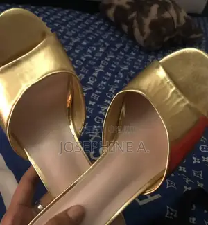 Gold Kitten Heels