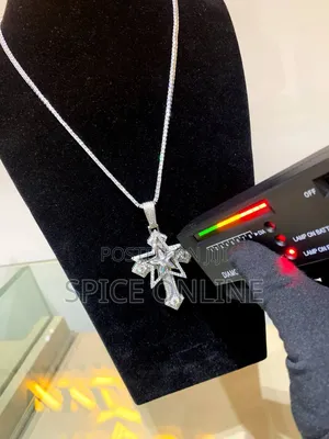 Xvip VVS Moissanite Diamond Cross Pendants on Tennis Neckchains