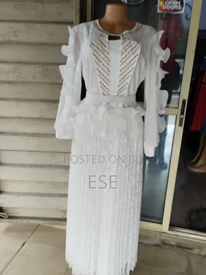 White Long Turkey Dress