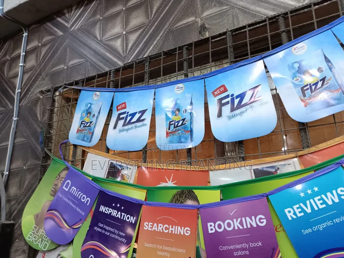 A5 Promotional Bunting Flags for Shops Stores Retail Branding