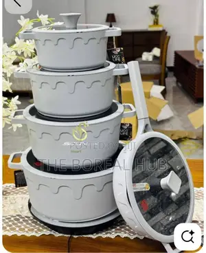 10-Piece Cookware Set Ceramic Coating
