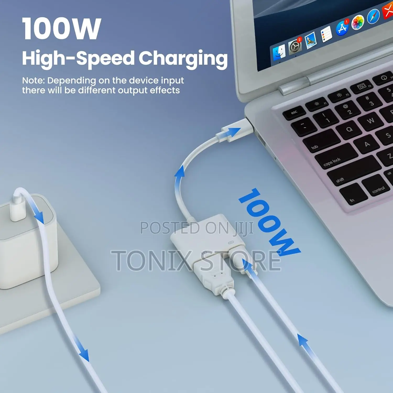 Type-C to Hdmi Video Adapter With Usb-C Fast Charging Port