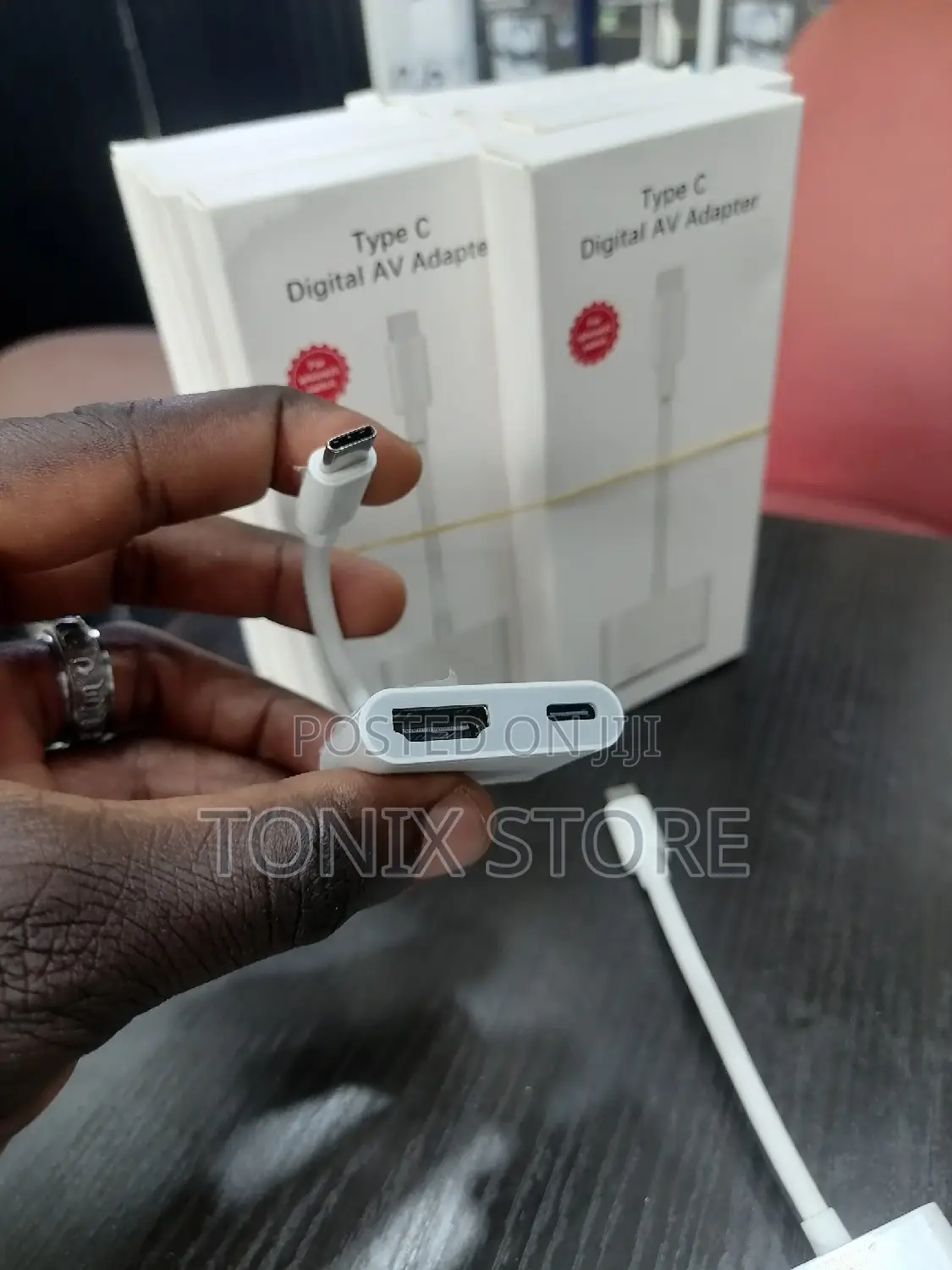 Type-C to Hdmi Video Adapter With Usb-C Fast Charging Port