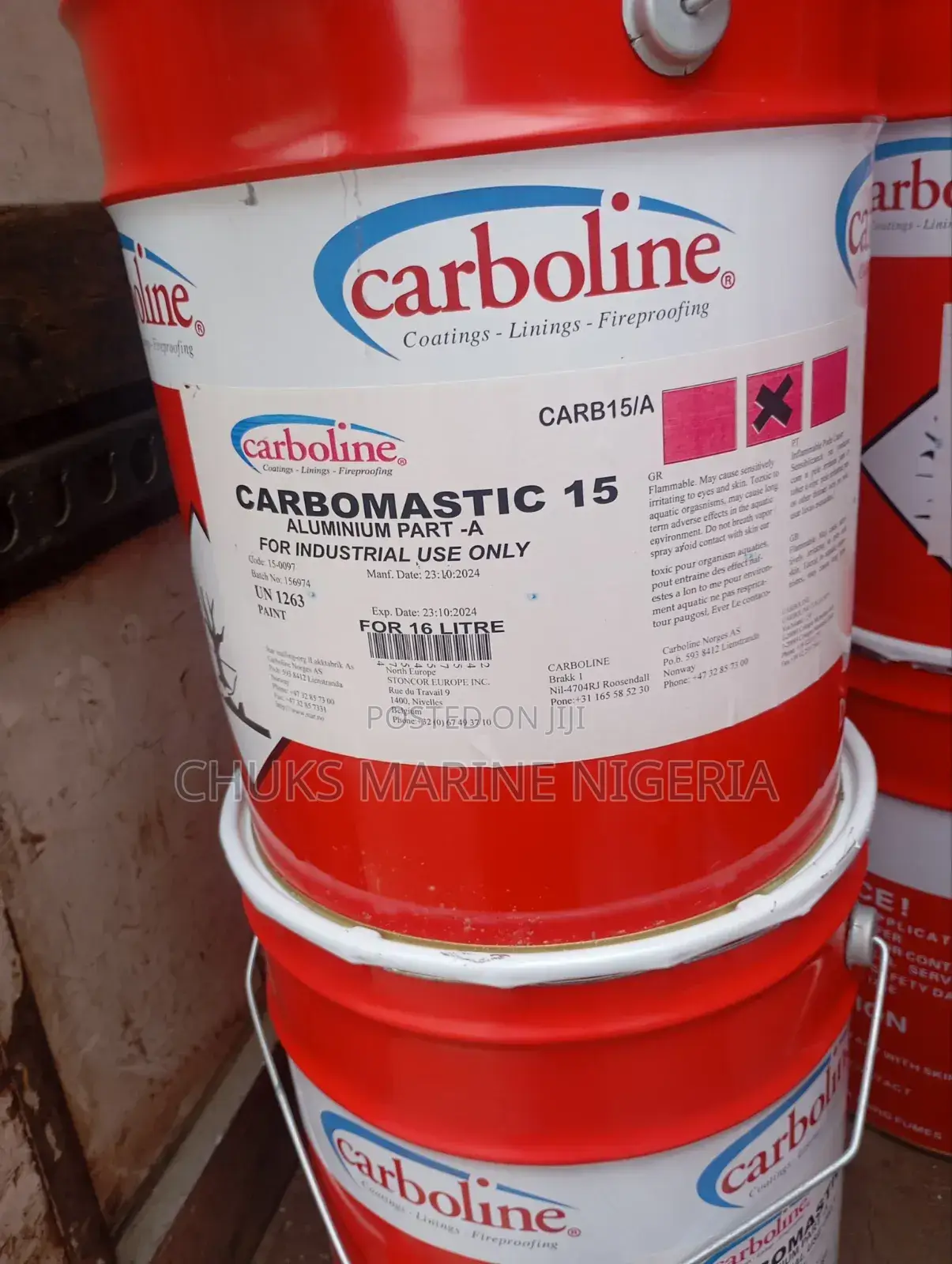 Carbomastic 15 Epoxy Marine Paint a B Comp