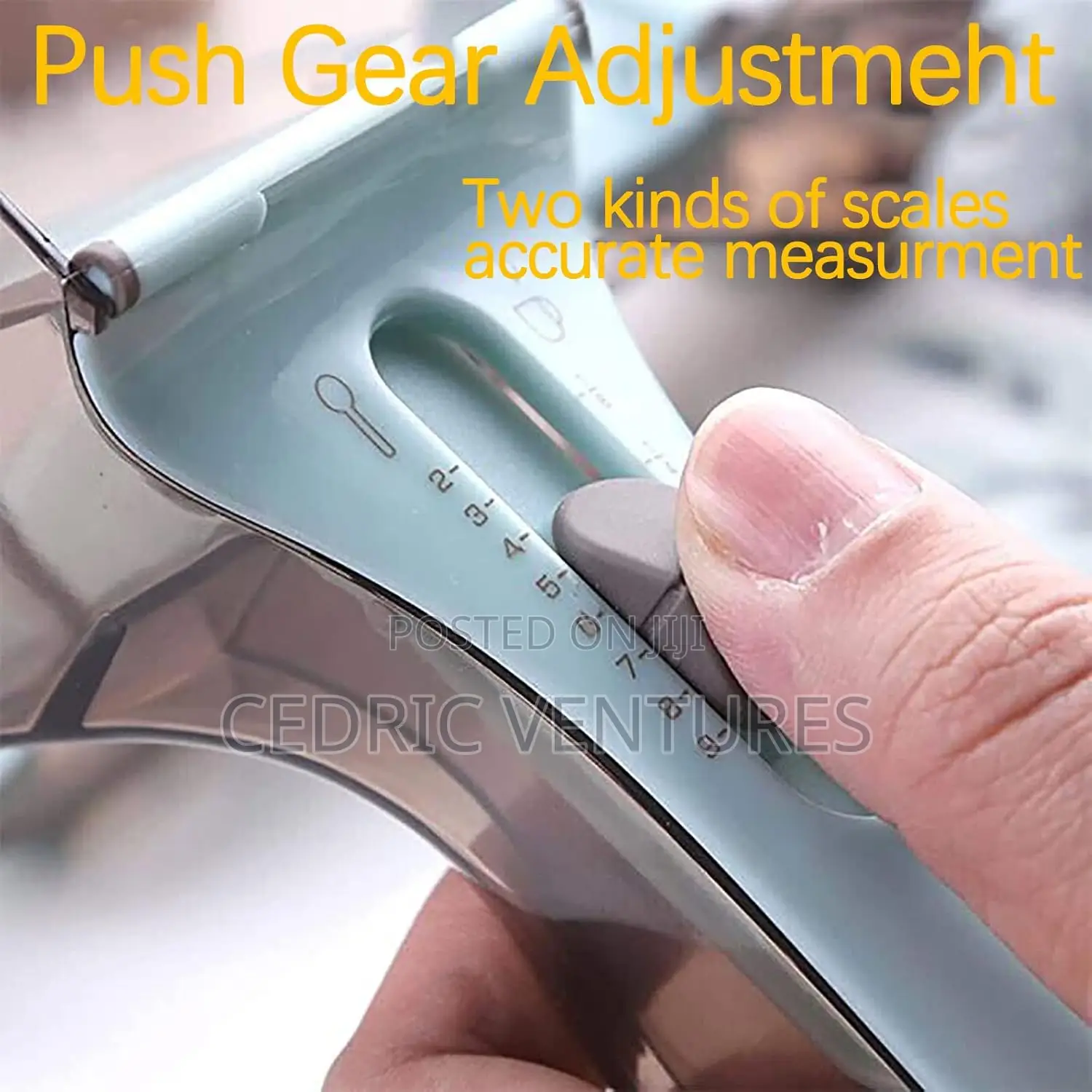 Plastic Adjustable Measuring Cup and Spoon