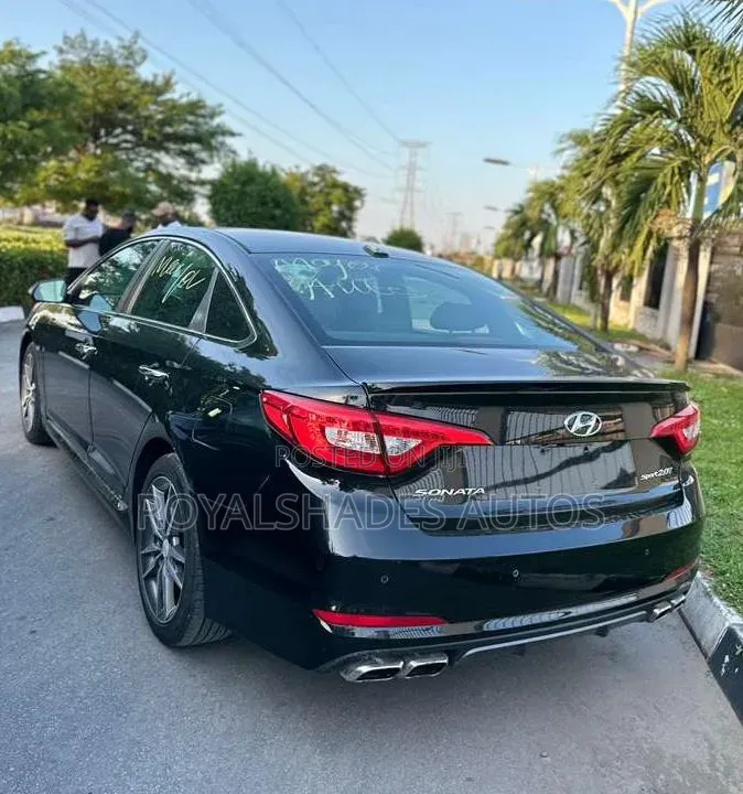 Hyundai Sonata Sport 2.0T 4dr Sedan (2.0L 4cyl Turbo 6A) 2015 Black