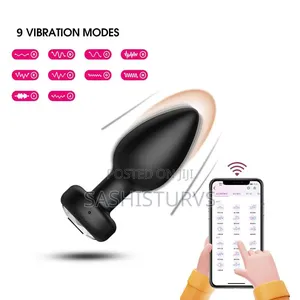 Rechargeable Vibrating Anal Butt Plug With App Control