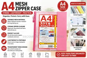 A4 Mesh Zipper Case