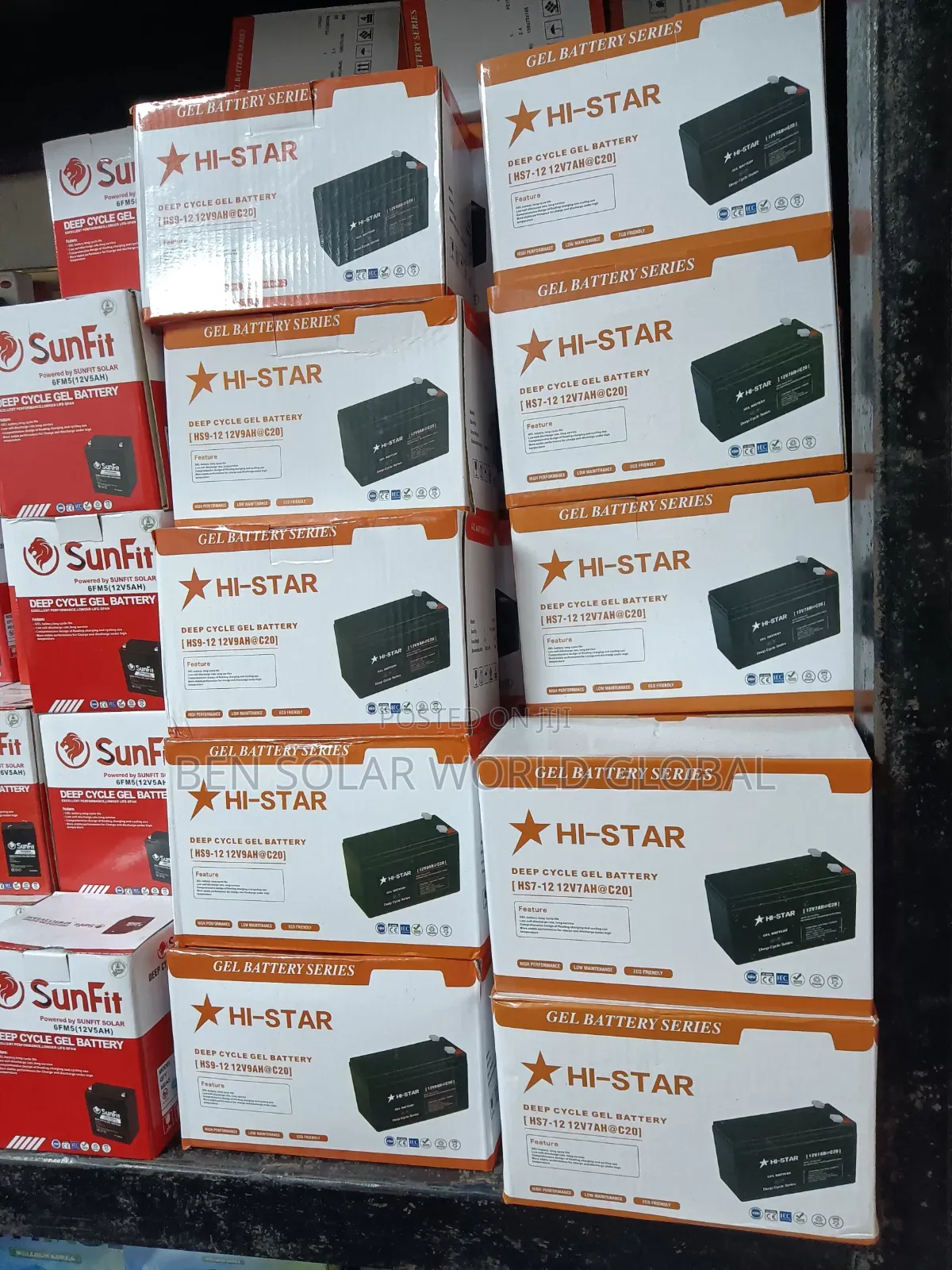 9ah Hi Star Solar Deep Cycle Battery 12v