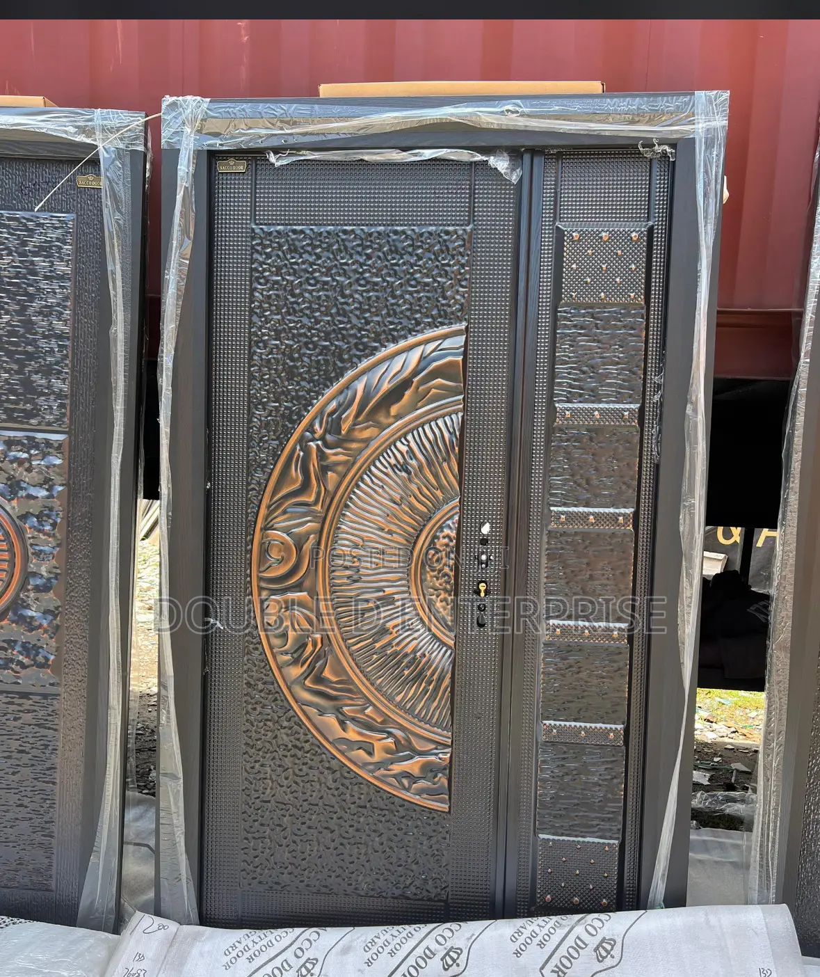 4ft Half Moon Cast Door