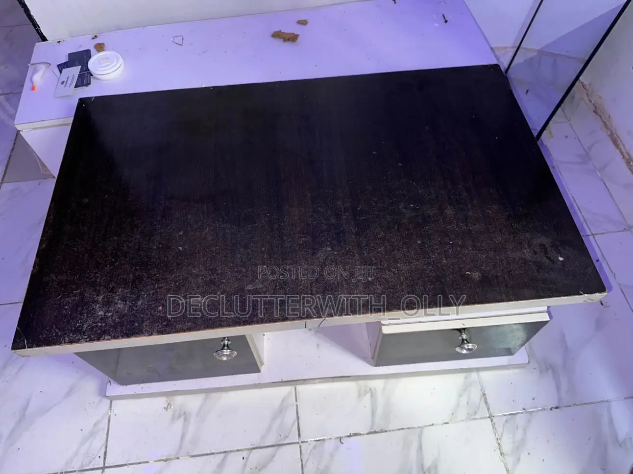 Black and White Centre Table