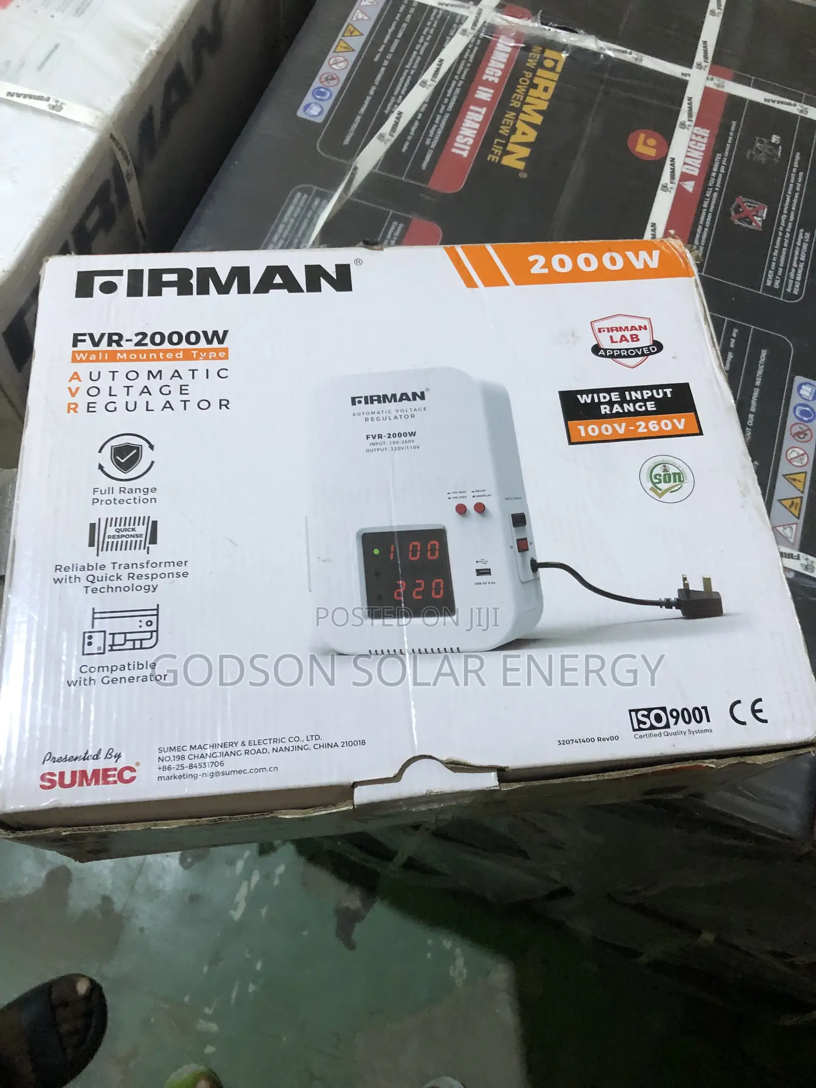 Firman 2000w Automatic Voltage Regulator