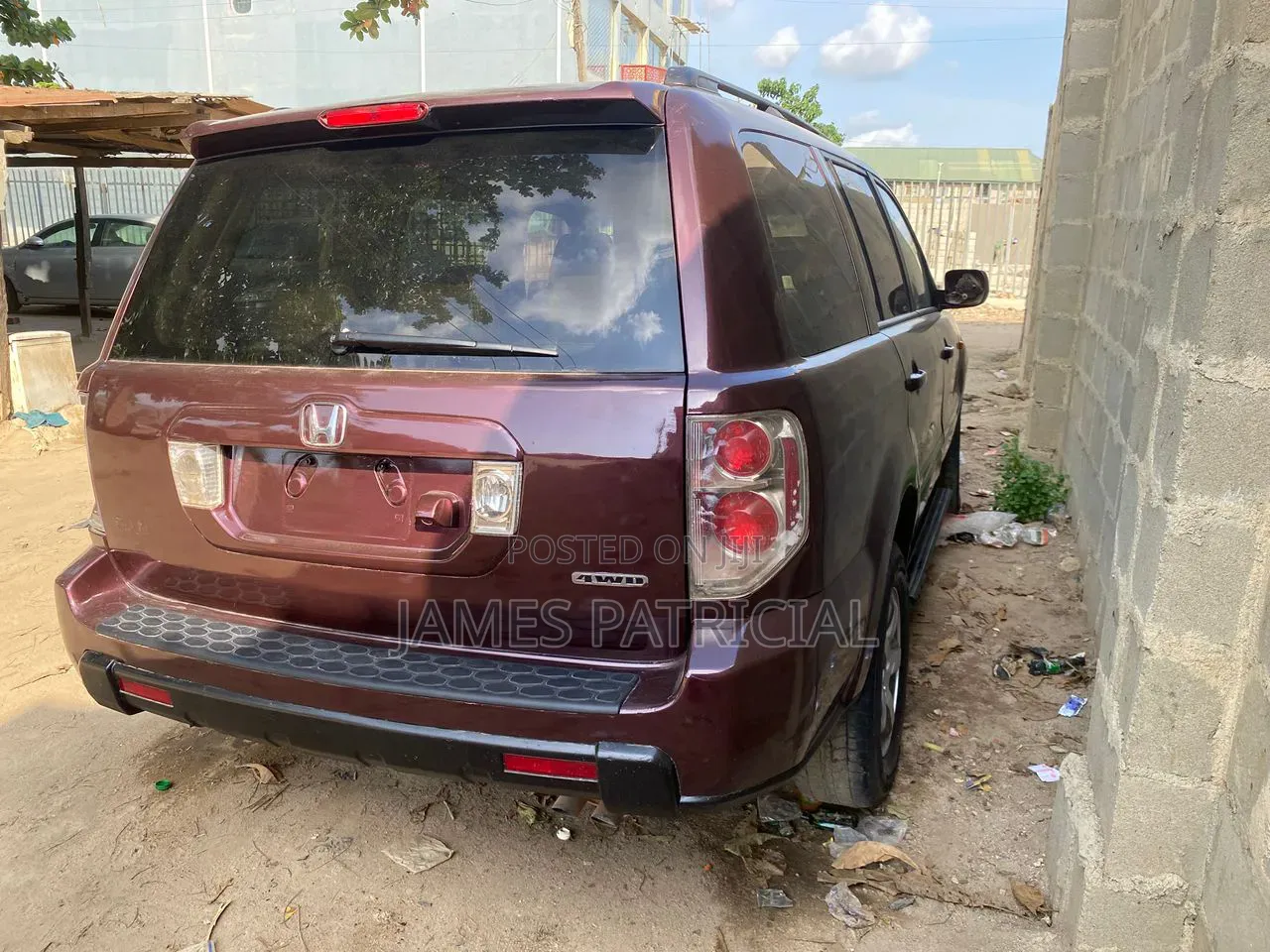 Honda Pilot 2008 Red