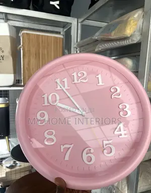Pink Wallclock