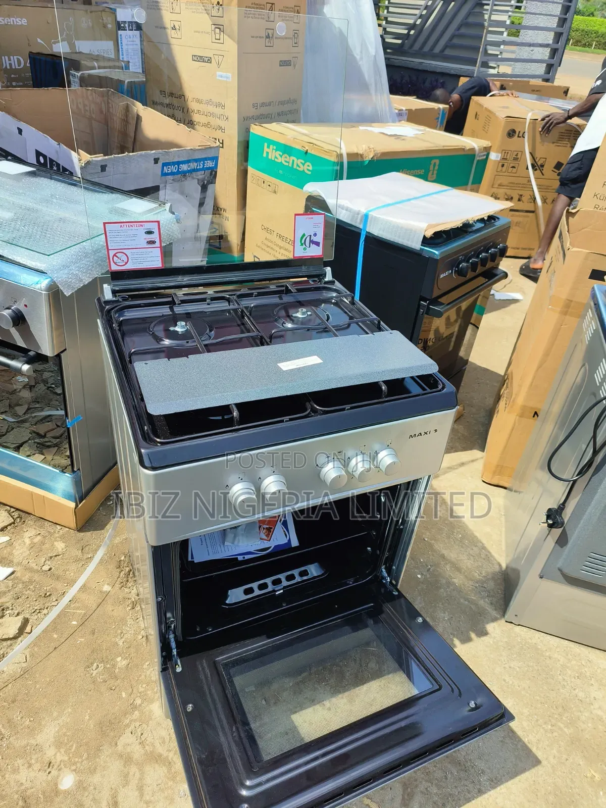 Maxi 6060 Gas Cooker (4b)