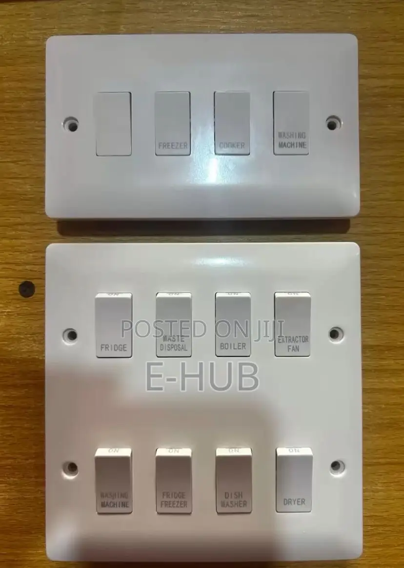 8gang Grid Switch for Electronics