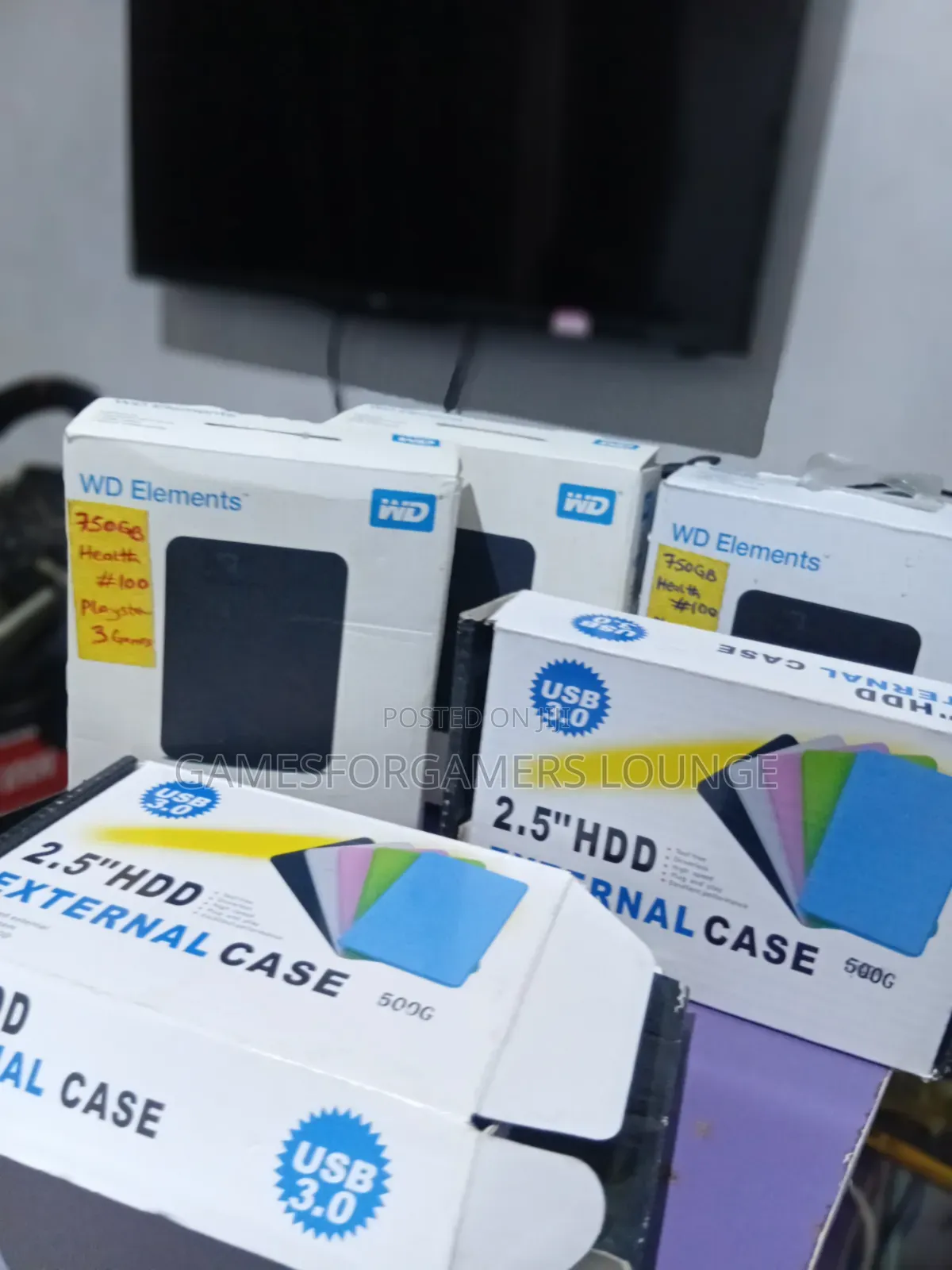 Game Ready External Hard Disk for Ps3, Ps4 and Ps5