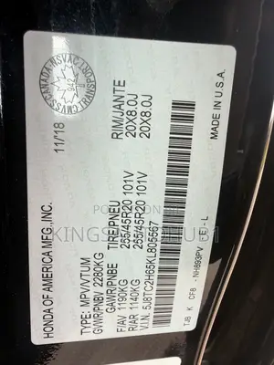 Acura RDX A-Spec Pkg AWD 2019 Black