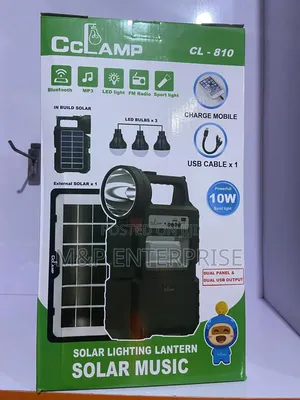 Cc Solar Lamp, Three Bob, Light And Music.