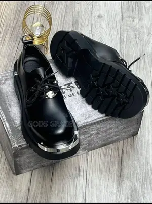 Stylish Black Leather Shoes