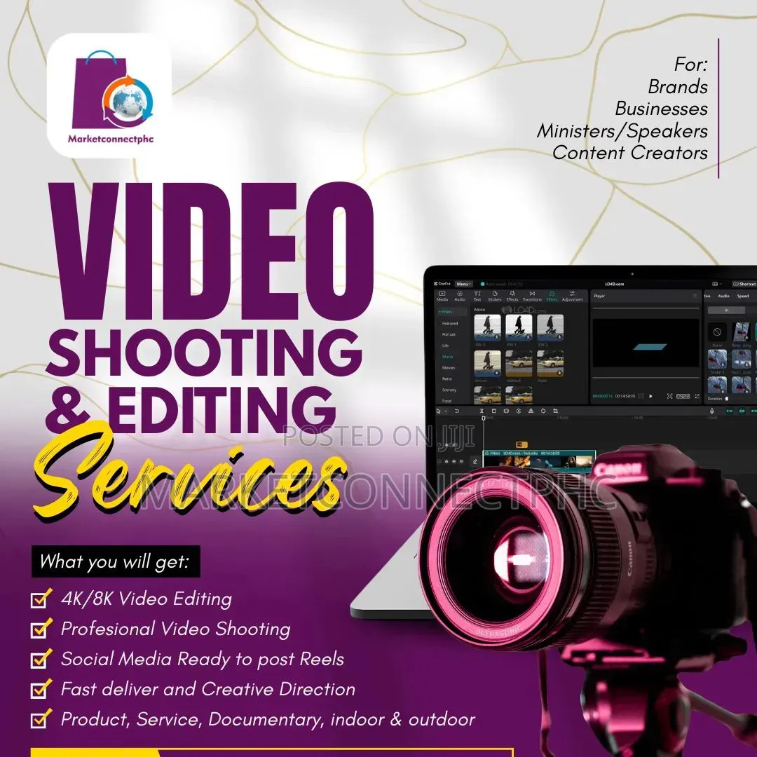 Video Shooting And Editing Services