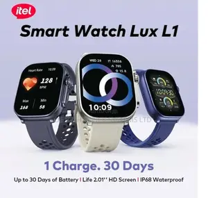 Itel 2.01" Isw-l1 Lux Hd+ Scratch Water Proof Smart Watch