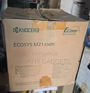Kyocera Ecosys M2135dn 3-in-1 Black and White Multifunction Printer.