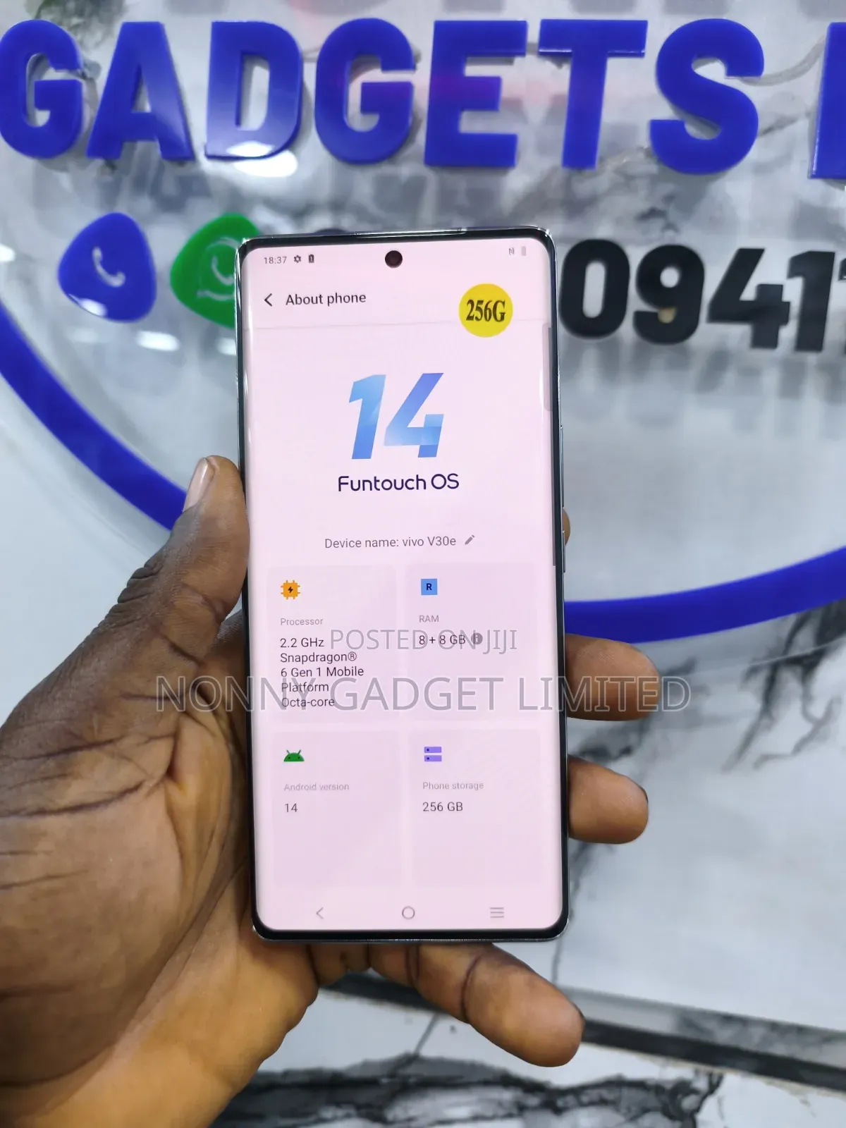 Vivo V30e 256 GB White