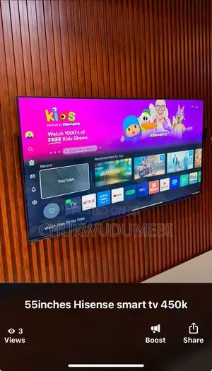 55inches Hisense Smart Tv
