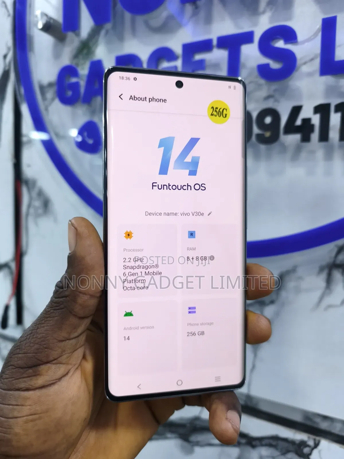 Vivo V30e 256 GB White